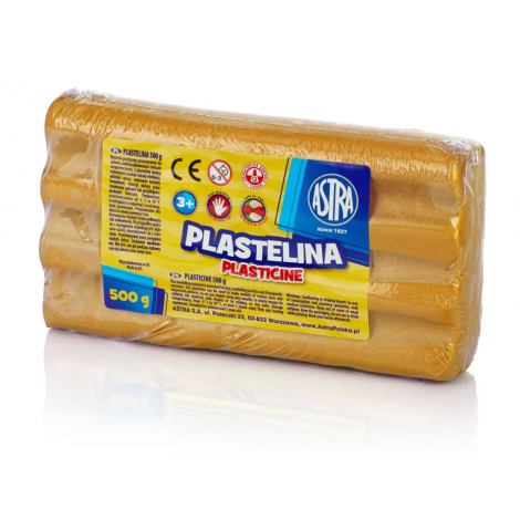 Plastelina Astra, 0.5 kg, miedziana